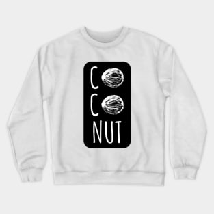 Coconut Tee Design Crewneck Sweatshirt